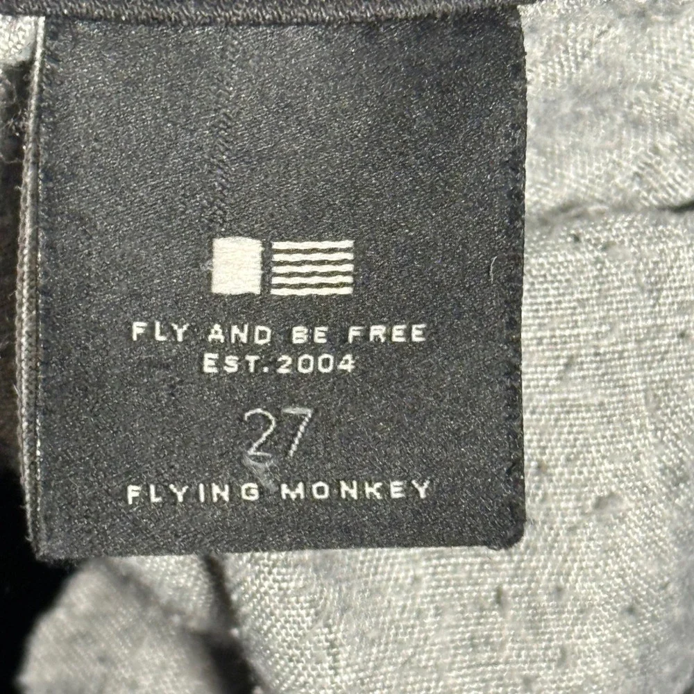 Flying Monkey High Rise Ankle Skinny Jeans‎ Size 27 Black Denim Pants - Picture 4 of 13